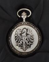 Heritage collection Imperial mechanikus, ezüstözött gyűjtői zsebóra, eredeti dobozában, újszerű álla...