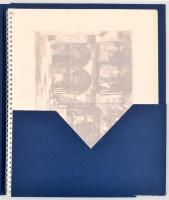 Zádor István 7 darab eredeti rézkarca Jeruzsálemről. Számozott album. Szolnok, 1995. Viktoria Kft. 1...