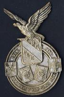 1928. "Budapest Turul PLE" ezüstözött Br díjérem T:2