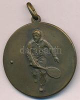 1932. "Gy.T.E. 1932 III." Br tenisz díjérem "Huguenin" gyártói jelzéssel (40mm) ...