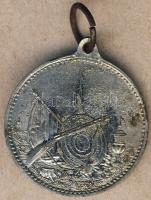 Ausztria Cca 1800-as évek vége ezüstözött Zn díjérem "Dem besten Schützen-Legjobb lövész" ...