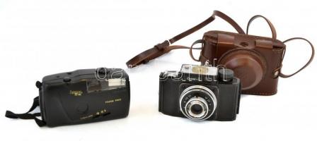 Smena-3 fényképezőgép, bőr tokban és szíjjal + Hama ff 102 fényképezőgép