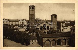 Milano, Milan; Basilica di S. Ambrogio / church - from postcard booklet