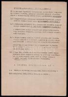 1956 Követelés a magyar kormányhoz! Felhívás a Magyar Néphez! Bp., 1956. okt. 30., Országos Légvédedelmi Parancsnokság összes beossztottja, 1956-ös röplap, 30x24 cm