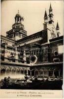 Certosa di Pavia, Parte della Chiesa e Piccolo Chiostro / church, monastery, small cloister. Ed. E. Songia