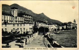 Gardone Riviera, Lungolago, Lago di Garda / Lake Garda, street view, hotel (fl)