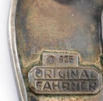 Ezüst(Ag) ametiszttel és lapis lazulival díszített nyaklánc, jelzett, h: 41 cm, bruttó: 10,2 g