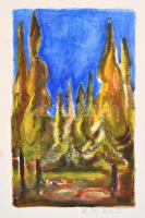 Vadász jelzéssel: 2 db akvarell 17x12 cm