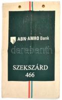 ABN AMRO Bank Szekszárd feliratos pénzes zsák, 64x40 cm