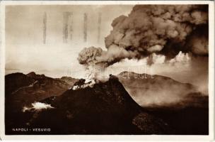 1937 Napoli, Naples; Vesuvio / Mount Vesuvius. Ediz Vincenzo Carcavallo 71.