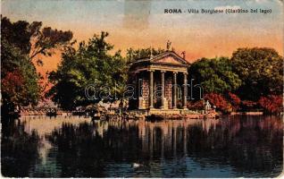 Roma, Rome; Villa Borghese (Giardino del lago) / villa, park, garden, lake