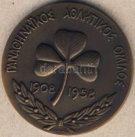 Görögország 1958. "Panathinaikos FC" Br emlékérem T:2