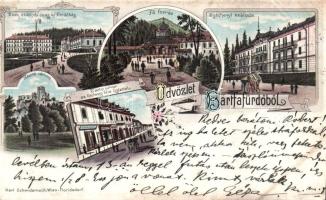 1899 Bártfafürdő Litho (b)