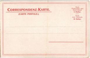 Merano, Meran (Südtirol); Zenoburg bei Meran / Castel San Zeno  / castle, bridge. art postcard (EK)