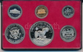Amerikai Egyesült Államok 1978S 1c-1$ (6xklf) forgalmi sor dísztokban T:PP USA 1978S 1 Cent - 1 Doll...