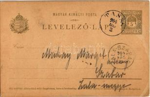 1904 Kézzel rajzolt hölgy művészlap / hand-drawn Art Nouveau lady art postcard (fl)