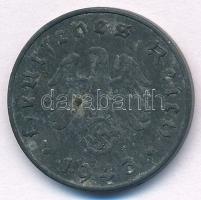 Német Harmadik Birodalom 1943E 10pf Zn T:2- 
German Third Reich 1943E 10 Pfennig Zn C:VF Krause KM#...