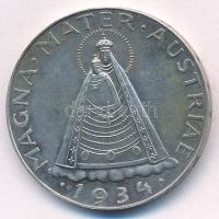 Ausztria 1934. 5Sch Ag Mariazelli Madonna T:2  Austria 1934. 5 Schilling Ag Madonna of Mariazell C:XF Krause KM#2853