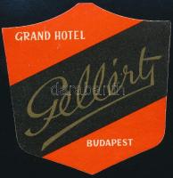 Grand Hotel Gellért Budapest bőröndcímke