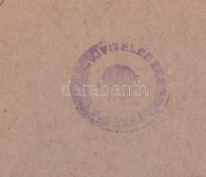 Czóbel jelzéssel: Táj. Vegyes technika, papír, paszpartuban, hátoldalán MNG kiviteli bélyegzővel, 35...