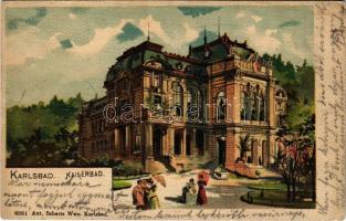 1899 Karlovy Vary, Karlsbad; Kaiserbad / spa, bath. Ant. Seberts Wwe. 6061. litho (EK)