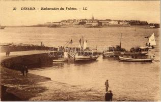 Dinard, Embarcadere des Vedettes / ship station, boats