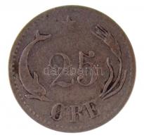 Dánia 1874. 25Ö Ag "IX. Keresztély" T:3 
Denmark 1874. 25 Öre Ag "Christian IX"...