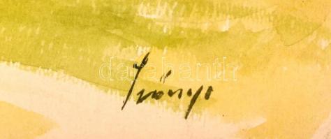 Szőnyi jelzéssel: Táj. Akvarell, papír, 30,5x43 cm