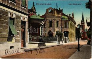 1914 Arad, Szent László utca / street (fl)