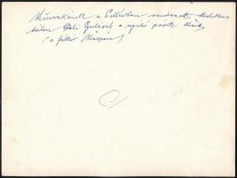 cca 1935 Medikus bál a Gellért Szállóban, hátoldalon feliratozott fotó, 18×24 cm