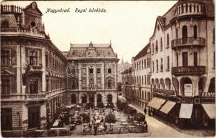 1916 Nagyvárad, Oradea; Royal kávéház, fogorvos, Duna biztosító társaság, Koch üzlete / cafe, dentist, insurance company, shop