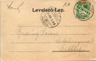 1913 Fehértemplom, Ung. Weisskirchen, Bela Crkva;  M. kir. állami főgimnázium télen. Peter Kuhn kiad...