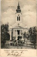 1906 Torontálvásárhely, Develák, Debelják, Debeljaca; Református templom / Calvinist church (EK)