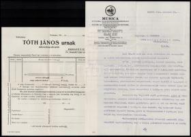 cca 1889-1943 nagy reklám és egyéb nyomtatvány, hangverseny, hegedű és zongora témában, össz. 15 db....