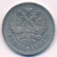 Orosz Birodalom 1898. 1R Ag "II. Miklós" T:2- 
Russian Empire 1898. 1 Rouble Ag "Nic...