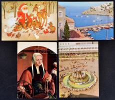 cca 1886-1980 vegyes nyomtatvány gyűjtemény- Régi levél, slágerfüzet, artex boríték, turisztikai nyo...