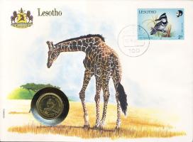 Lesotho 1979. 5L érmés, bélyeges borítékon T:1