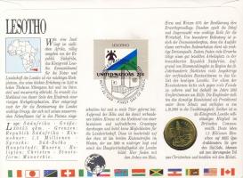 Lesotho 1979. 5L érmés, bélyeges borítékon T:1