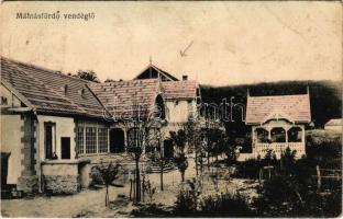 1912 Málnásfürdő, Malnas-Bai; vendéglő, étterem. Adler No. 6. / spa, restaurant (fl)