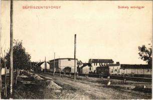 1911 Sepsiszentgyörgy, Sfantu Gheorghe; Székely szövőgyár / Székely (Székler) weaving mill (EK)
