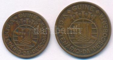 Bissau-Guinea 1946. 50c Br + 1Esc Br "A felfedezés 500. évfordulójára" T:1- Guinea-Bissau ...