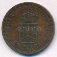 Portugál India 1903. 1/2t Br "I. Károly" T:2 
Portuguese India 1903. 1/2 Tanga Br "C...
