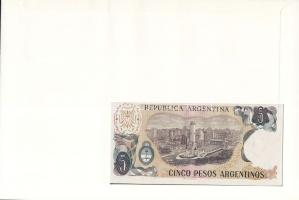 Argentína 1984. 5P dekoratív, bankjegyes, bélyeges borítékon T:I