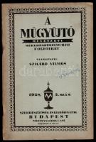 1928 A Műgyűjtő. Művészeti, műkereskedelmi folyóirat 1928 2-4. számai. Szerk.: Szilárd Vilmos. Diene...
