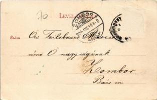 1900 Temesvár, Timisoara; Erzsébetváros, Dózsa utca, kerékpár, sorompó, vasúti pálya. Králicsek Béla...