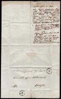 1864 Scitovszky János (1785-1866) bíboros, esztergomi érsek által aláírt levél