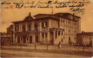 1910 Eger, színház. W.L. (?) 705. (EK)