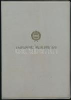 1969 Bp., A Magyar Népköztársaság Elnöki Tanácsa által adományozott tanácsköztársasági emlékérem okl...