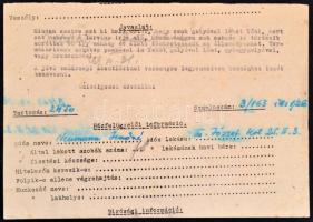 1942-1948 Vadászati iratok: Festetics gróf vadászati bérleti jog bérbadása, magasles építés, stb