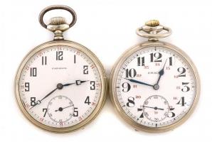 12 darabos régi zsebóragyűjtemény, hozzá készített tárolóval. Mind működőképes